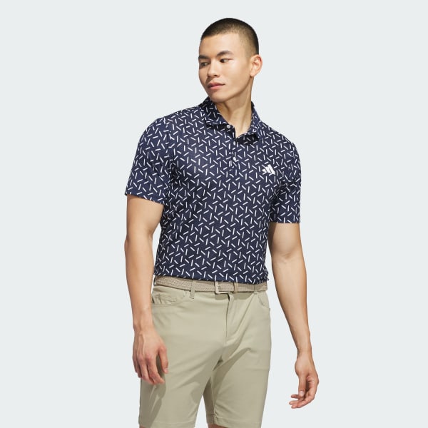 Blue ULTIMATE365 MESH PRINT CLIMACOOL POLO Shirt