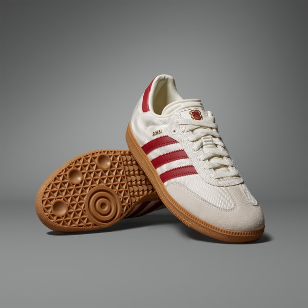 White Samba FC Bayern Indoor Boots