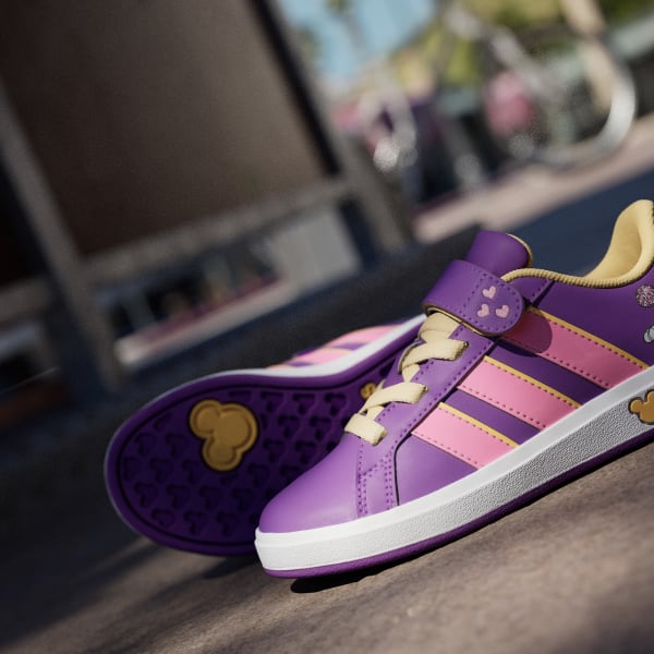 adidas Disney Minnie Mouse Grand Court Shoes Kids - Purple | Free