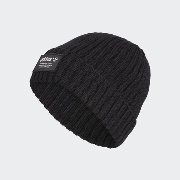 adidas Originals Rib Cuff 2.0 beanie in oatmeal