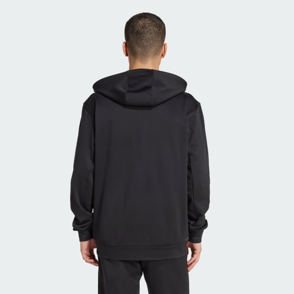 Siyah Game & Go Team Issue Full-Zip Kapüşonlu Üst