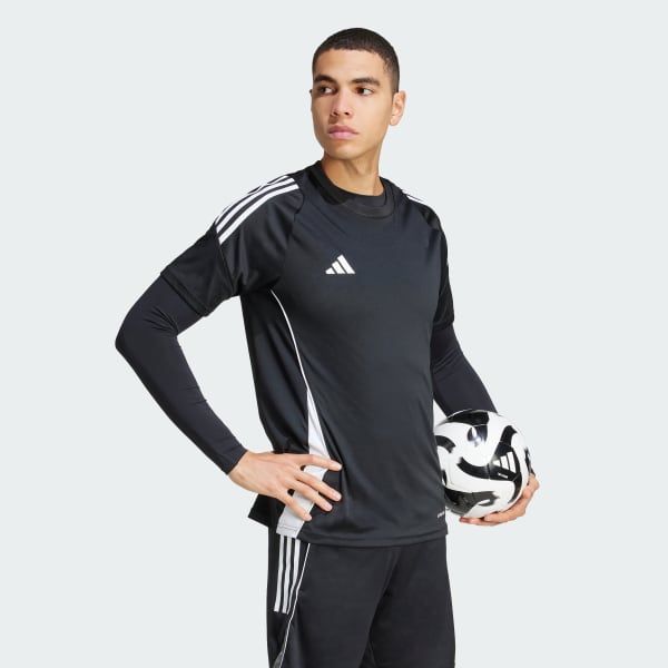 アディダス テックフィット 長袖Tシャツ - ブラック
