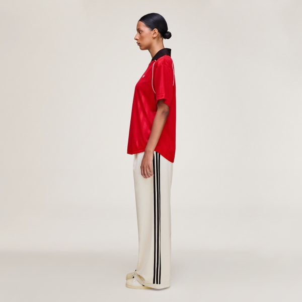 White WALES BONNER WIDE TROUSER