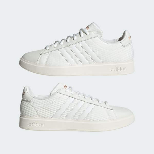 Adidas court vantage mens white hot sale