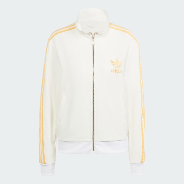 adidas Premium Originals Crepe Track Top - White | adidas