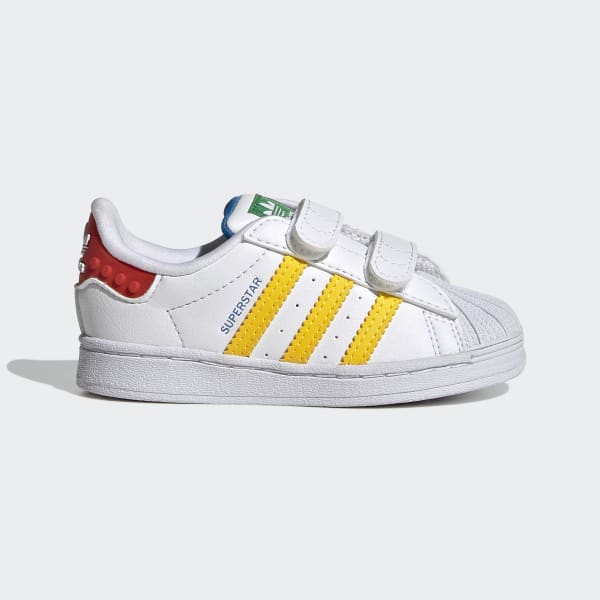 White adidas Superstar x LEGO® Shoes LIW75