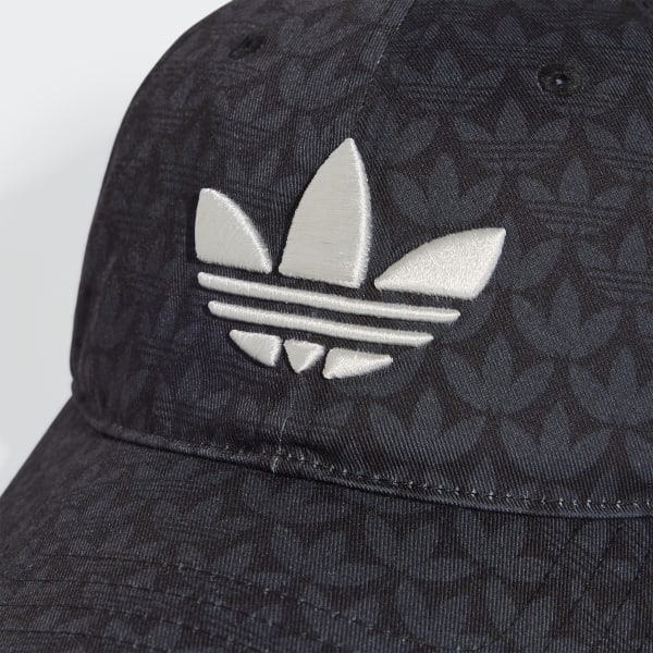 adidas Trefoil Monogram Cap - Black | Free Shipping with adiClub