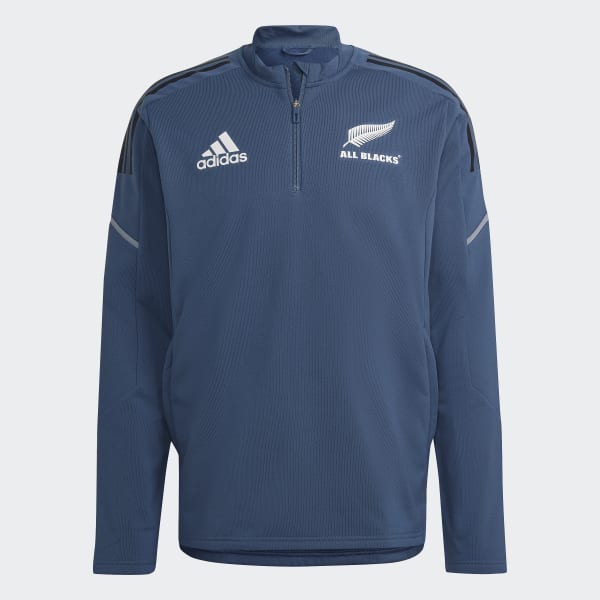 Blu Felpa Rugby Primegreen 1/4-Zip Fleece All Blacks