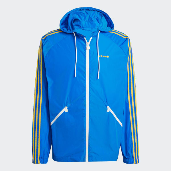 Blue Windbreaker