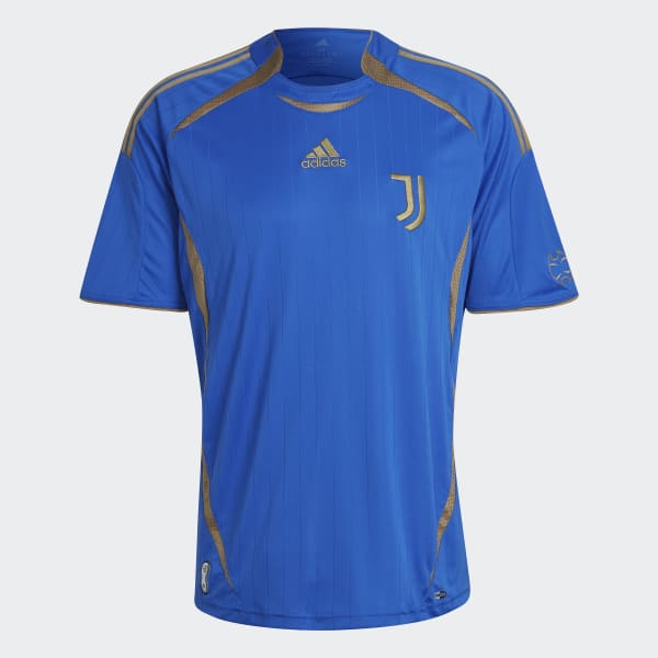 Blauw Juventus Teamgeist Voetbalshirt