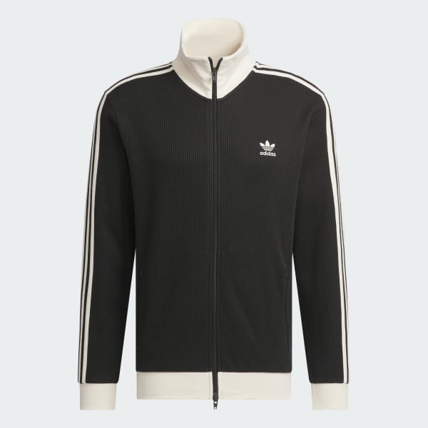 Black Waffle Basketball Track Top