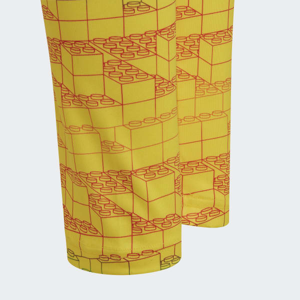 Naranja Licras adidas x Classic LEGO® AEROREADY Estampado Bloques JEW03