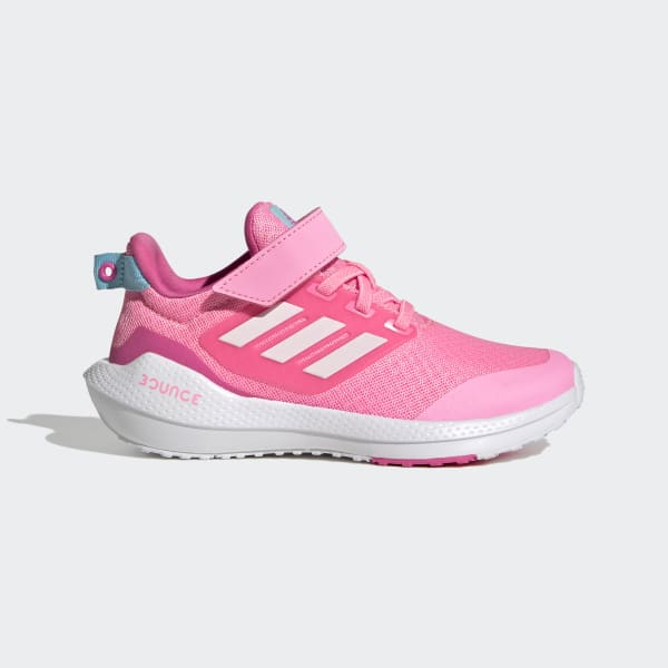 adidas EQ21 2.0 Bounce Sport Elastic Lace with Top Strap Running Shoes -  Pink | Kids' Running | adidas US