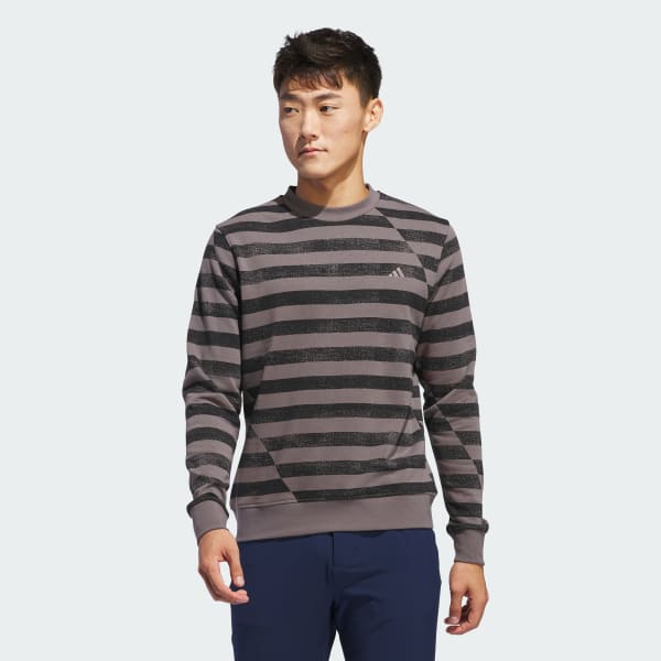 Grey Ultimate365 Printed Crewneck Sweatshirt