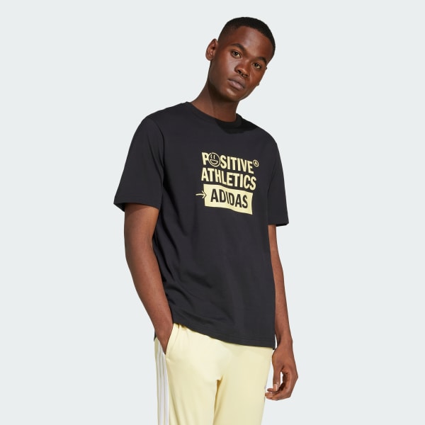 Negro Polera Lounge Verbiage Estampada