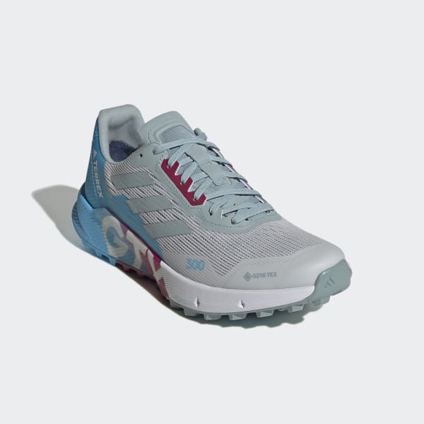Grey Terrex Agravic Flow 2.0 GORE-TEX Trail Running Shoes
