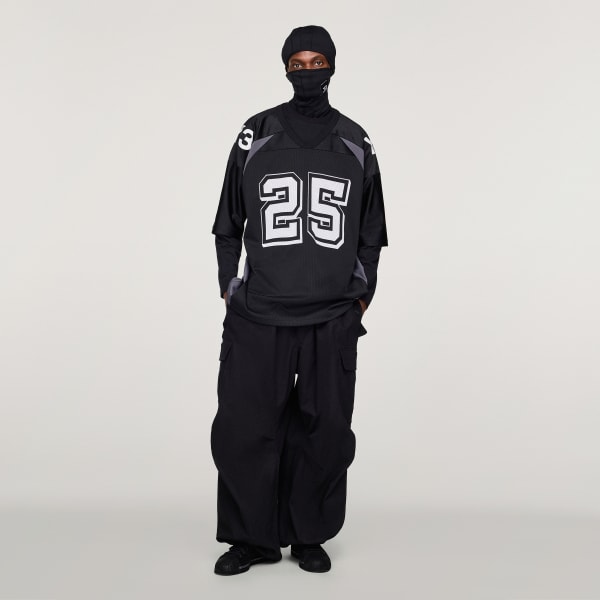 Schwarz Y-3 NBHD FUSSBALLTRIKOT