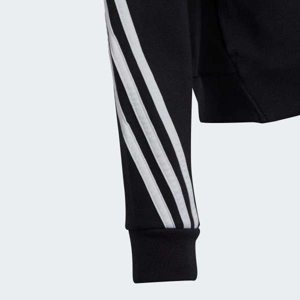 adidas Future Icons 3-Stripes Full-Zip Hoodie - Czerń