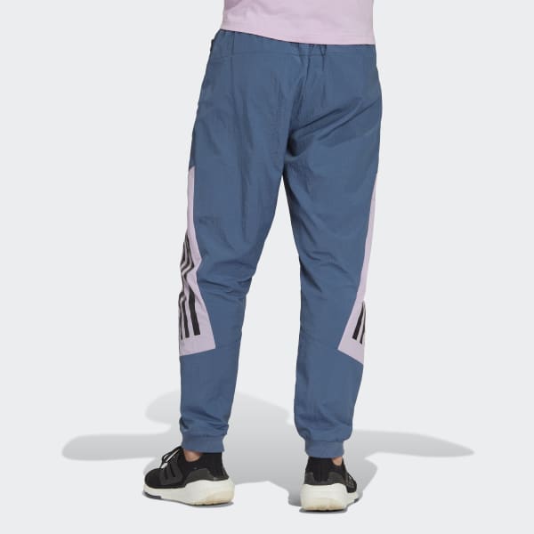 Blue Future Icons 3-Stripes Woven Tracksuit Bottoms
