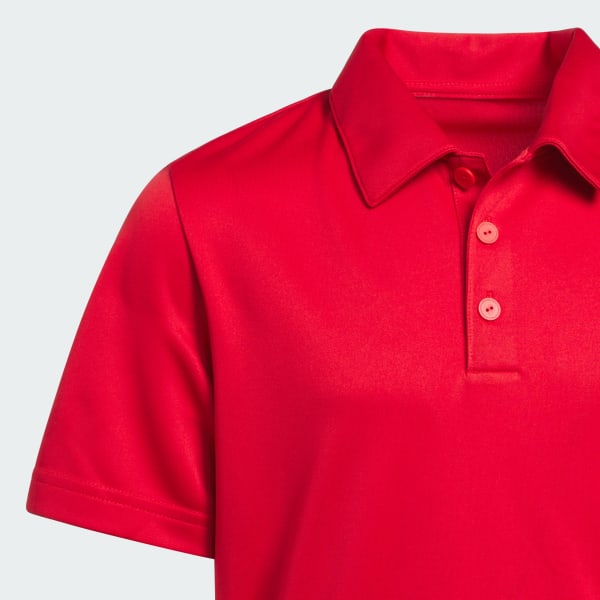 Rot BOYS PERFORMANCE KURZÄRMLIGES POLOSHIRT