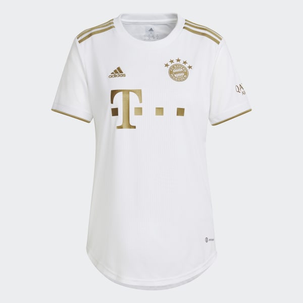 White FC Bayern 22/23 Away Jersey