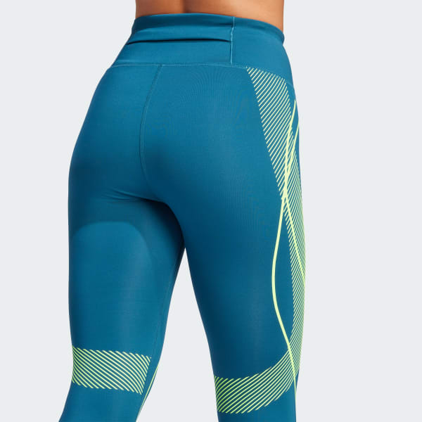 Azul Mallas largas adidas by Stella McCartney TruePace Running