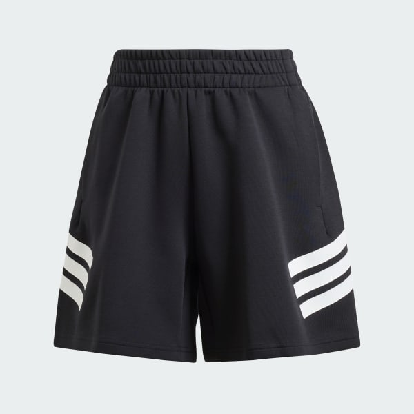 Svart Future Icons 3-Stripes Shorts