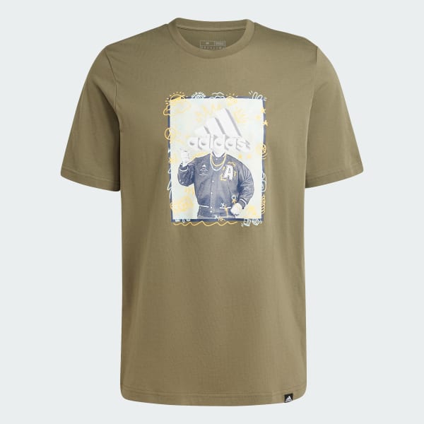 Green Doodle Graphic Tee