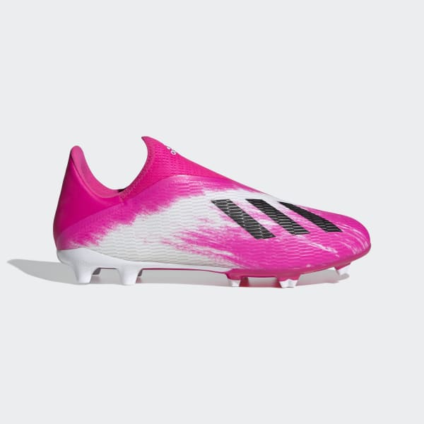 pink adidas laceless boots