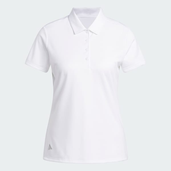 Bianco Polo Solid Performance Short Sleeve