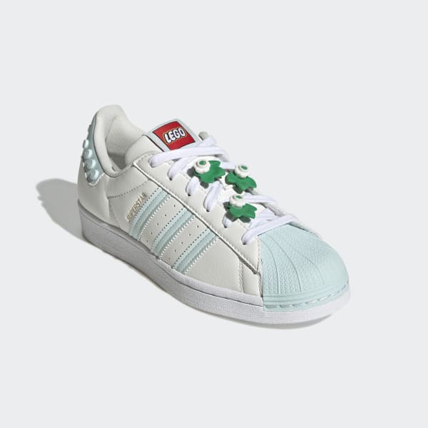 White adidas Superstar x LEGO® Shoes LRE46