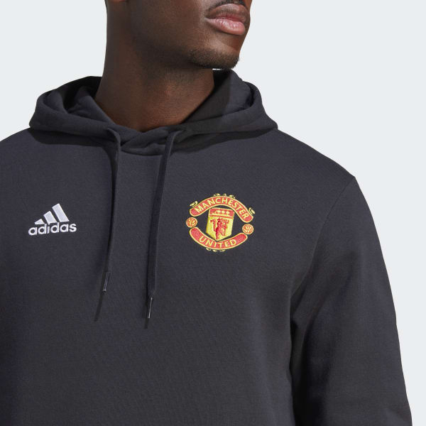 adidas Manchester United DNA Hoodie Black adidas India