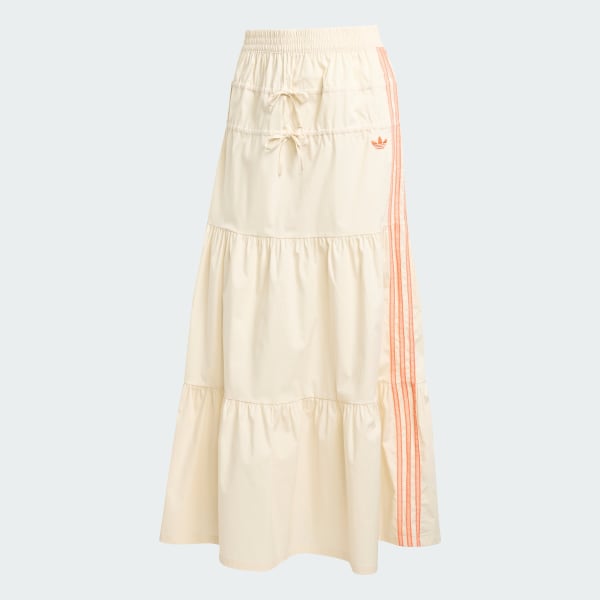 Hvid adidas Originals Summer Glow nederdel