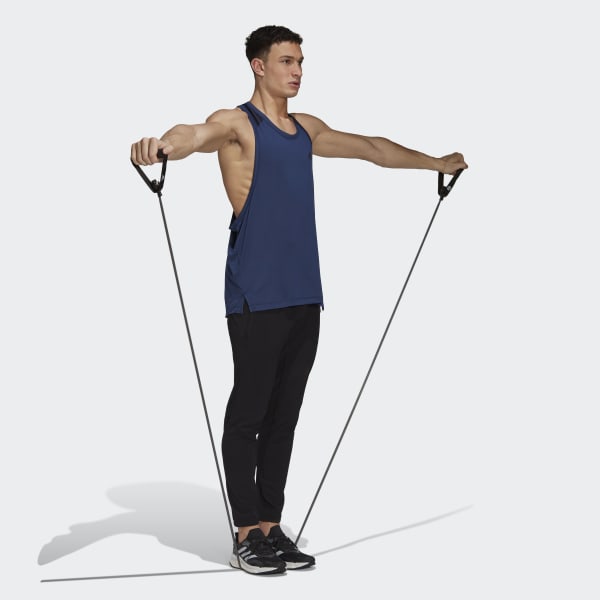 Azul Camisola de Alças para Treino