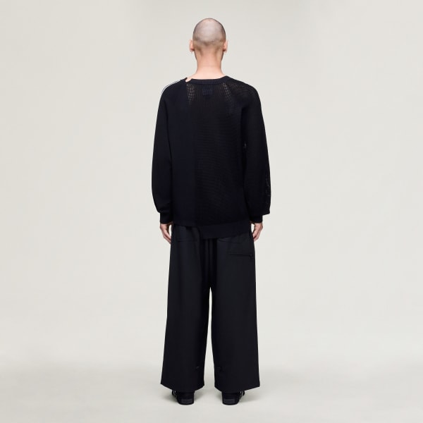 Black Y-3 LOGO KNIT Sweatshirt