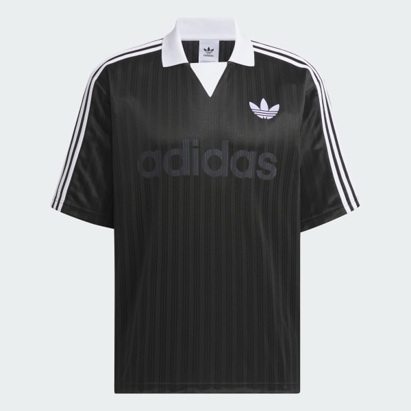 Hitam Atasan Kiper Berkerah