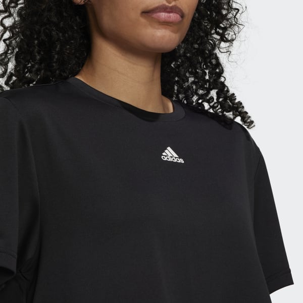 Preto T-shirt Curta e Larga AEROREADY Studio CT354