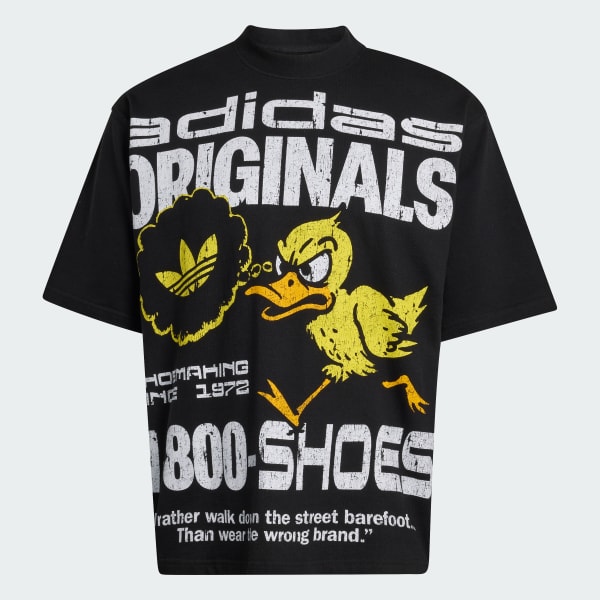 Negro playera Graphic Originals Duck