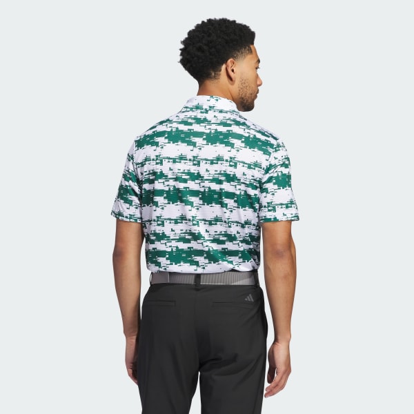 White Ultimate365 HEAT.RDY Stripe Polo Shirt