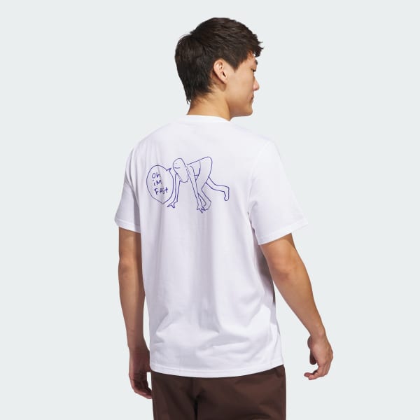 Branco Camiseta Shmoofoil I'm Fast (Unissex)