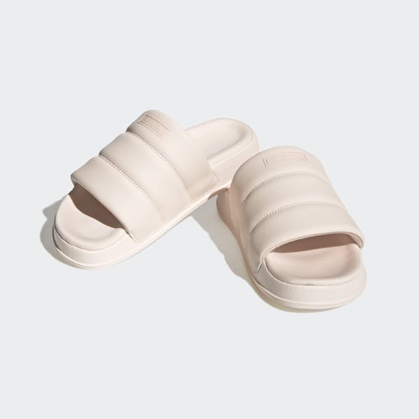 adidas Adilette Essential Slides - Pink | Free Shipping with adiClub ...