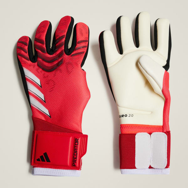 Rot Predator Pro Kids Torwarthandschuhe
