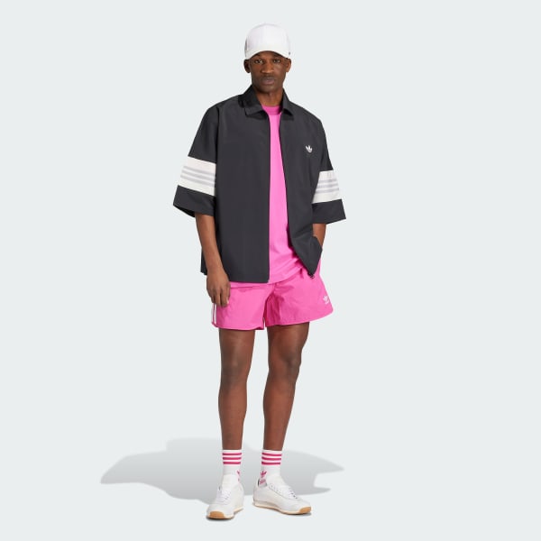 Pink Adicolor Classics Back+Front Trefoil Boxy Tee