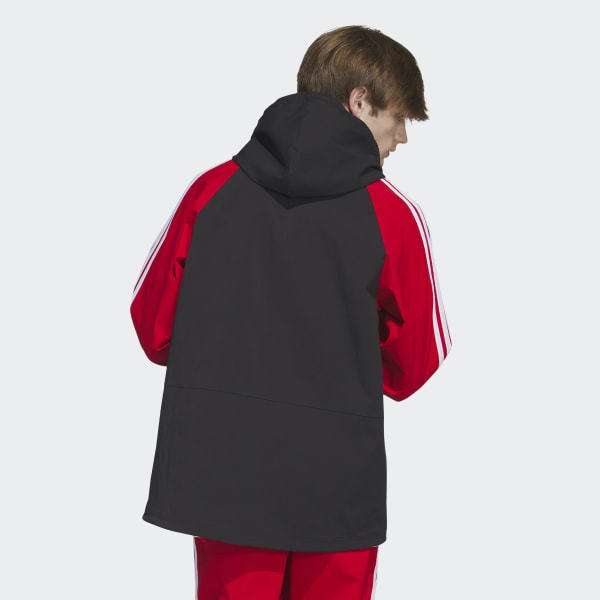 Black SST Hooded Windbreaker