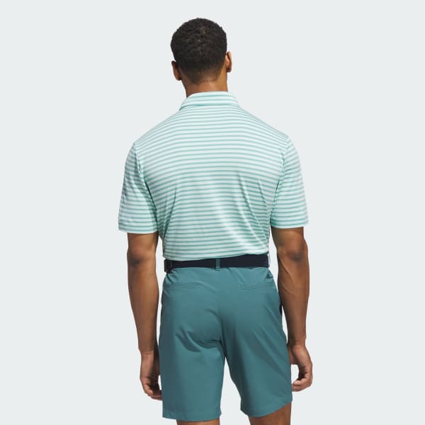 Turquoise Ultimate365 Stripe Polo Shirt