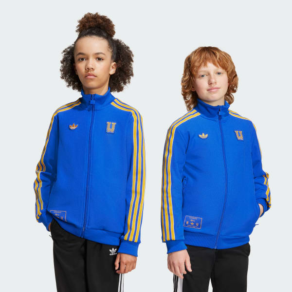 Azul Chamarra Deportiva Icons Tigres UANL para Niños