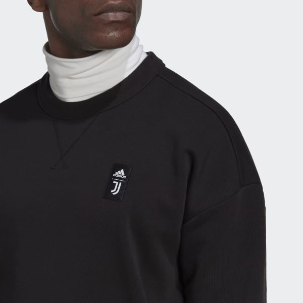 Black Juventus Graphic Crew Sweatshirt BW410