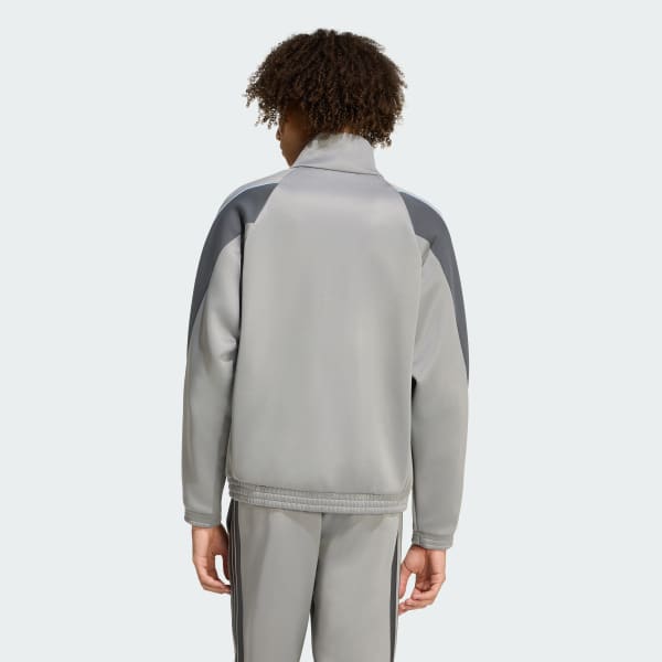 Grau Stadium Trainingsjacke