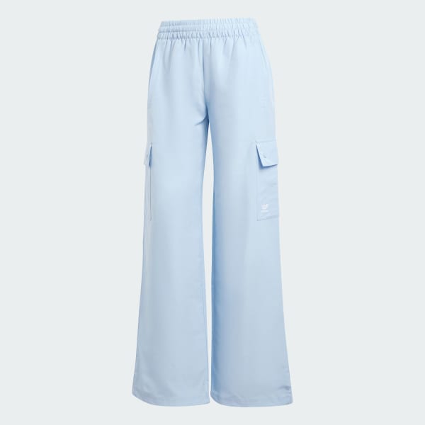 Azul Pantalón Cargo Essentials Tejido