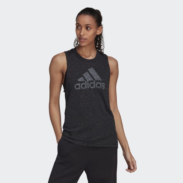 zwart Future Icons Winners 3 Tanktop TV054